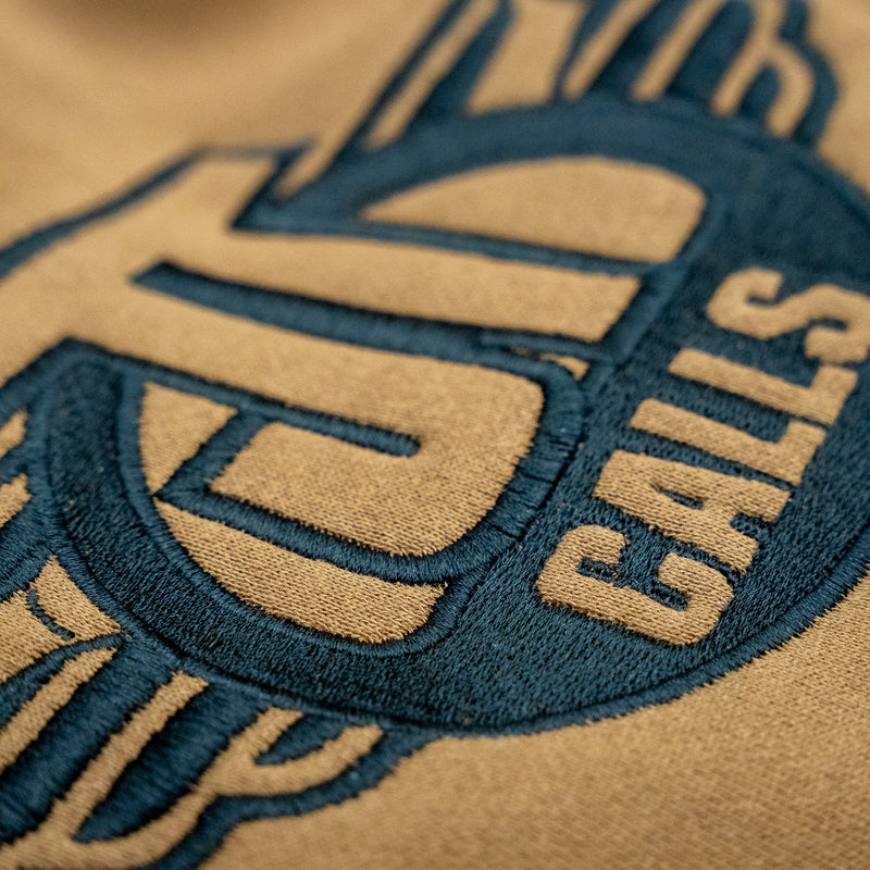 Load image into Gallery viewer, Brown Embroidered Heavyweight Hoodie
