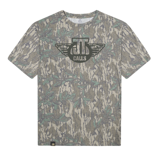 Mossy Oak Greenleaf Washed Out Tee