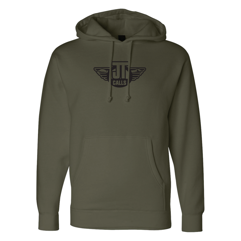 Load image into Gallery viewer, Olive Embroidered Heavyweight Hoodie
