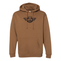 Brown Embroidered Heavyweight Hoodie