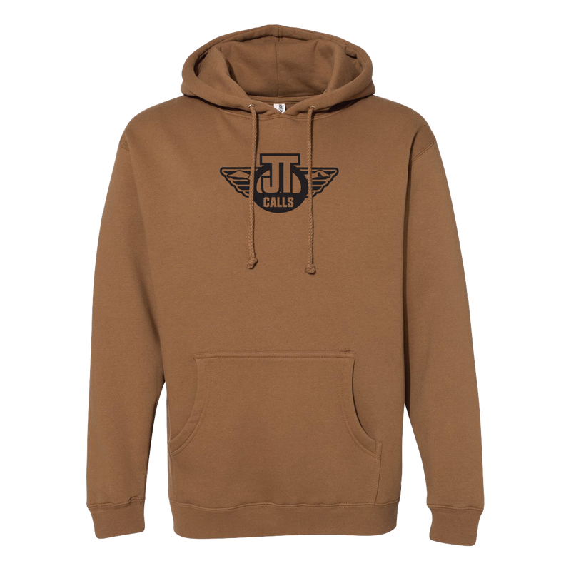 Load image into Gallery viewer, Brown Embroidered Heavyweight Hoodie

